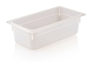 KAPP HS Gastro Polypropylene Food Storage Container 1/3 13x7" - 4" 46023100 (Pack of 12)