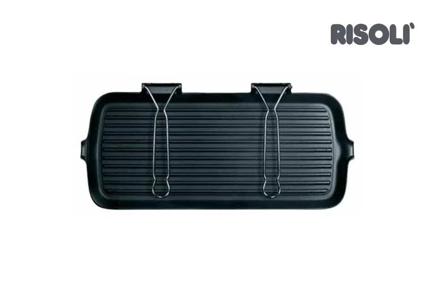 Risoli Cast Iron Grill Pan With Folding Handle (000112/50G00) - iFoodservice Online