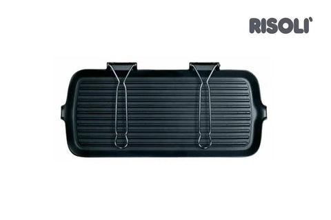Risoli Cast Iron Grill Pan With Folding Handle (000112/50G00) - iFoodservice Online