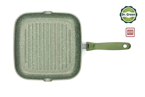 Risoli Dr. Green® Stone Induction Grill With Bakelite Handle (0094BDRIN/26) - iFoodservice Online