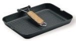 Risoli Grill Folding Handle Gratella With Diamond Base (000092/36P00) - iFoodservice Online