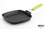 Risoli Saporelax Grill Pan With Silicone Folding Handle (0090AX1/20T0) - iFoodservice Online