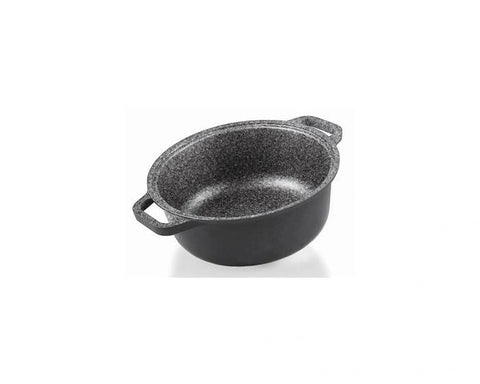 Risoli Wok Granito Hard Stone Back Handle (0081GR/30HS0) - iFoodservice Online