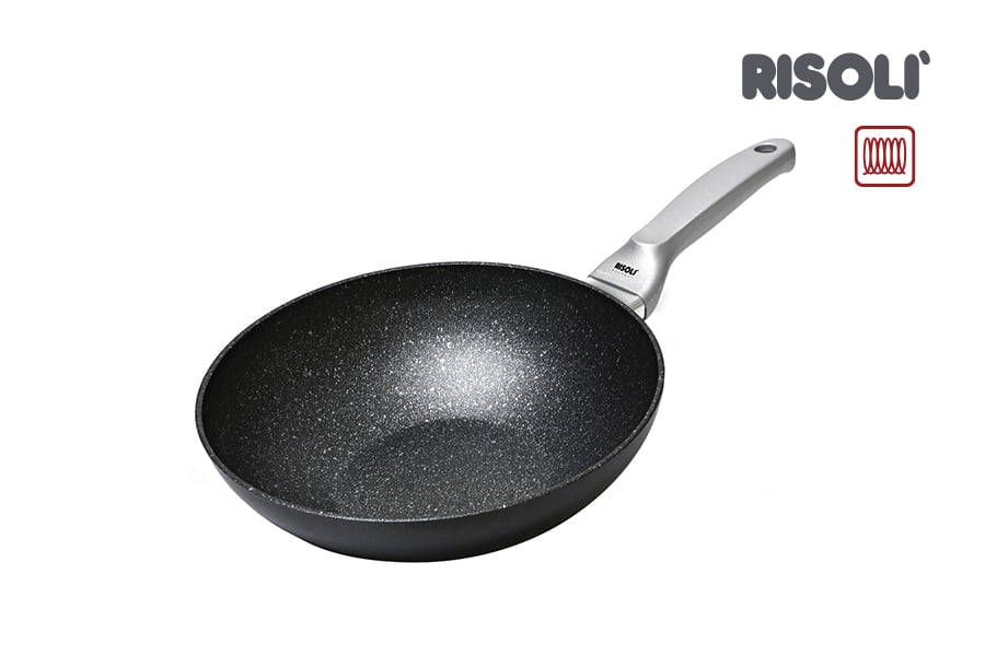 Risoli Wok Granito Premium Induction 28 Cm (0180GRIN/28H) - iFoodservice Online