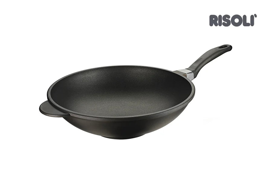 Risoli Wok With Bakelite Handle (000080/32TP0) - iFoodservice Online