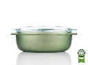 Risoli Dr. Green® Green Stone Oval Roast Pan With Glass Lid (00109DR/36GS)