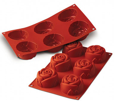 Louis Tellier Silikomart - Big Roses Red Mold (SF077)