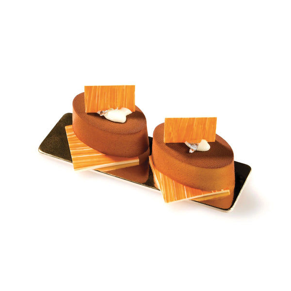 Louis Tellier Silikomart - 6 Ovals Terracotta Mold (SF111)