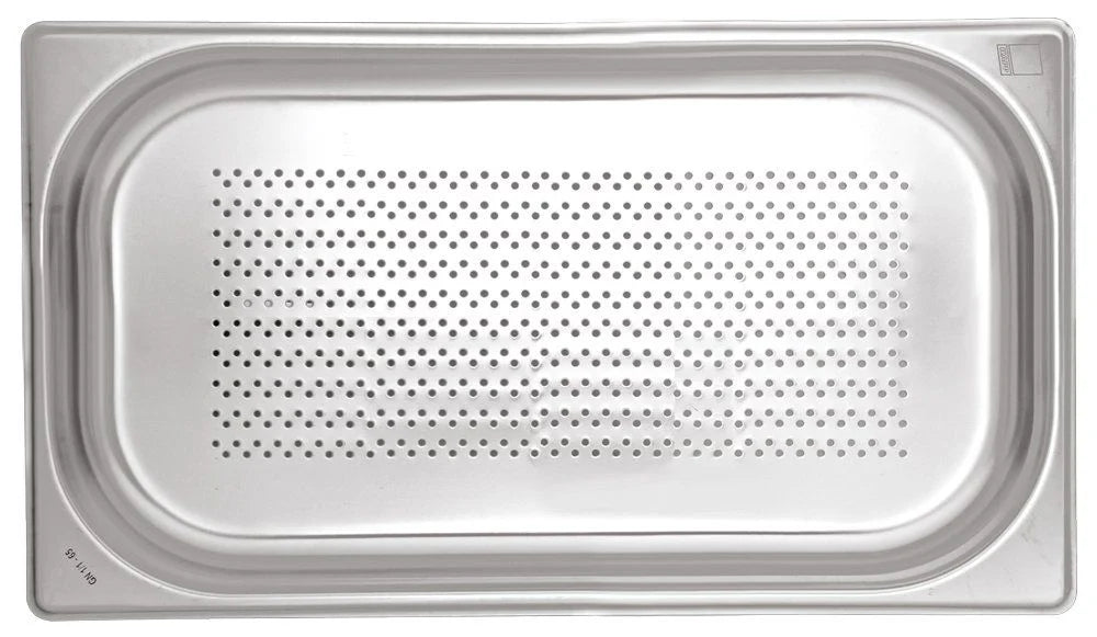 KAPP HS Gastro Perforated Food Pan 1/4 10.5x6.5" - 6" 30914150 (Pack of 30)