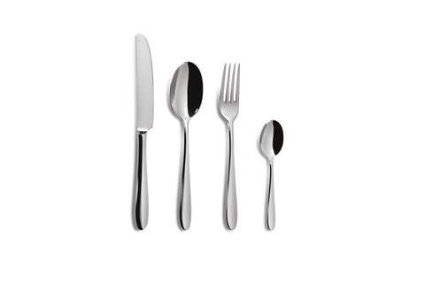 Comas 30 Table Top Pieces Tulip 18/10 4mm Stainless Steel Silver(8690)