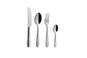 Comas 24 Table Top Pieces Tulip 18/10 4mm Stainless Steel Silver(5961)