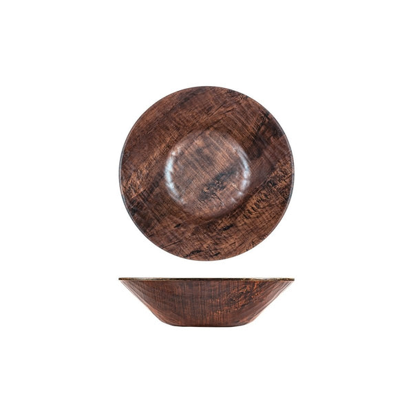 Turgla EcoGrain dia.10.5" h:3" 2.35 qt. Round Brown Composite Bowl (Set of 12) (TRI788) - iFoodservice Online