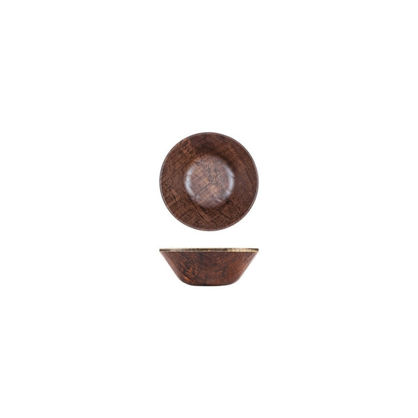 Turgla EcoGrain dia.6" h:2.25" 17 oz. Round Brown Composite Bowl (Set of 12) (TRI786) - iFoodservice Online
