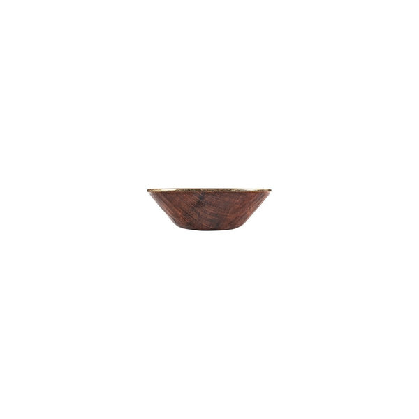 Turgla EcoGrain dia.7.5" h:2.25" 32 oz. Round Brown Composite Bowl (Set of 12) (TRI787) - iFoodservice Online