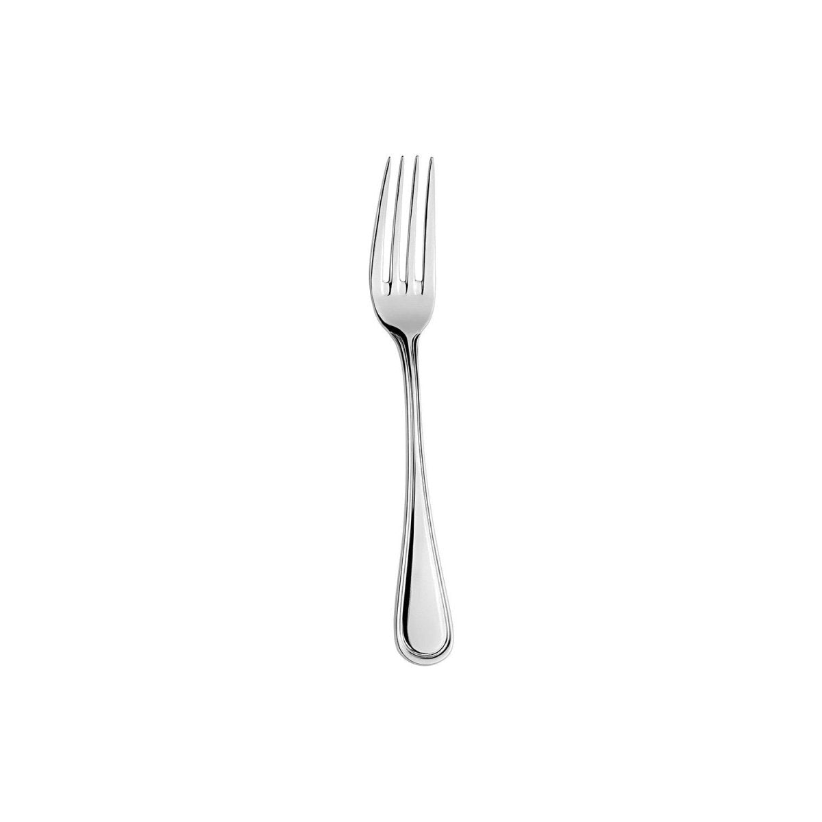 Turgla Flatware Anser 7.25" Silver Stainless Steel Dessert Fork 18/10, Set of 12 (ETE1670 - 14) - iFoodservice Online