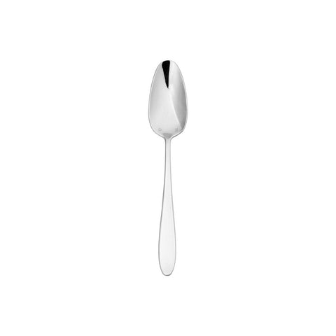 Turgla Flatware Anzo 7.5" Silver Stainless Steel Dessert/Soup Spoon 18/10 (Set of 12) (ETE1820 - 15) - iFoodservice Online