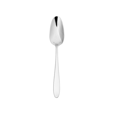 Turgla Flatware Anzo 8.5" Silver Stainless Steel Serving Spoon 18/10, Set of 12 (ETE1820 - 2) - iFoodservice Online