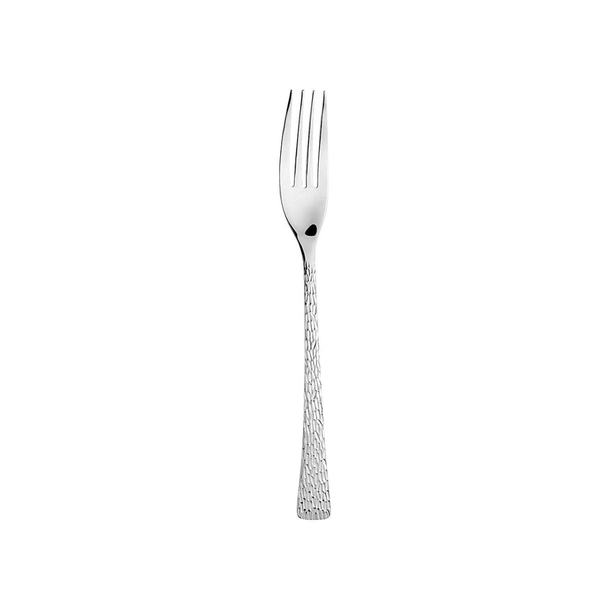 Turgla Flatware Artesia 8.25" Silver Stainless Steel Dinner Fork 18/10, Set of 12 (ETE983 - 1) - iFoodservice Online