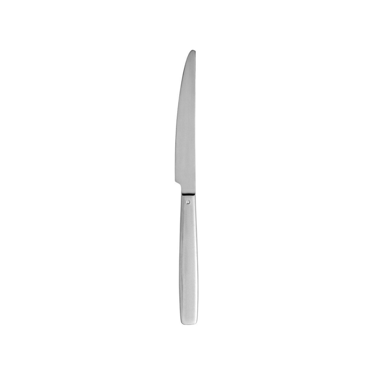 Turgla Flatware Astoria 8.5" Silver Brushed Stainless Steel Dessert Knife Mono 18/10, Set of 12 (ETE1520 - 6) - iFoodservice Online