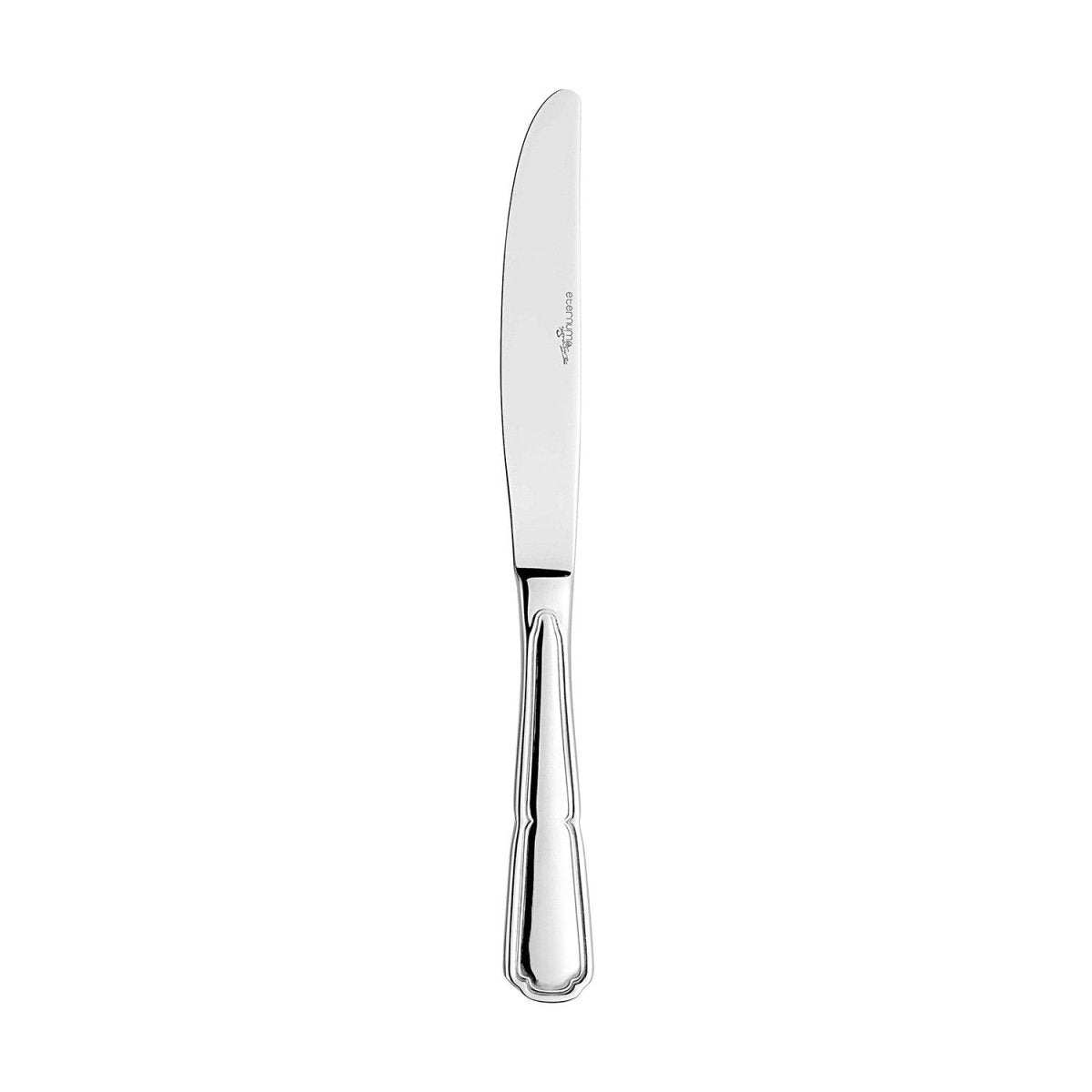 Turgla Flatware Contour 9.75" Silver Stainless Steel Dinner Knife Mono 18/10 (Set of 12) (ETE1800 - 5) - iFoodservice Online