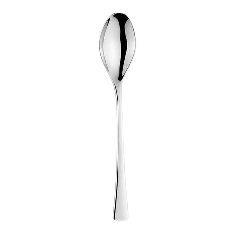 Turgla Flatware Curve 7.5" Silver Stainless Steel Dessert/Soup Spoon 18/10 (Set of 12) (ETE964 - 15) - iFoodservice Online