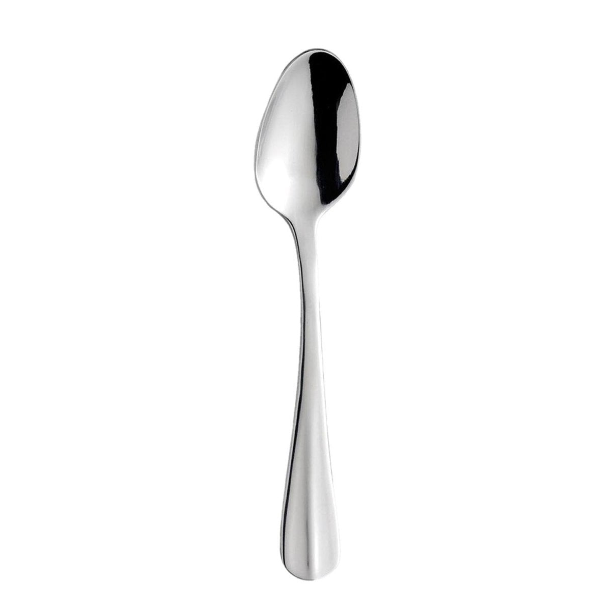 Turgla Flatware Eco Baguette 4.25" Silver Stainless Steel A.D. Coffee Spoon 18/10, Set of 12 (ETE2611 - 26) - iFoodservice Online