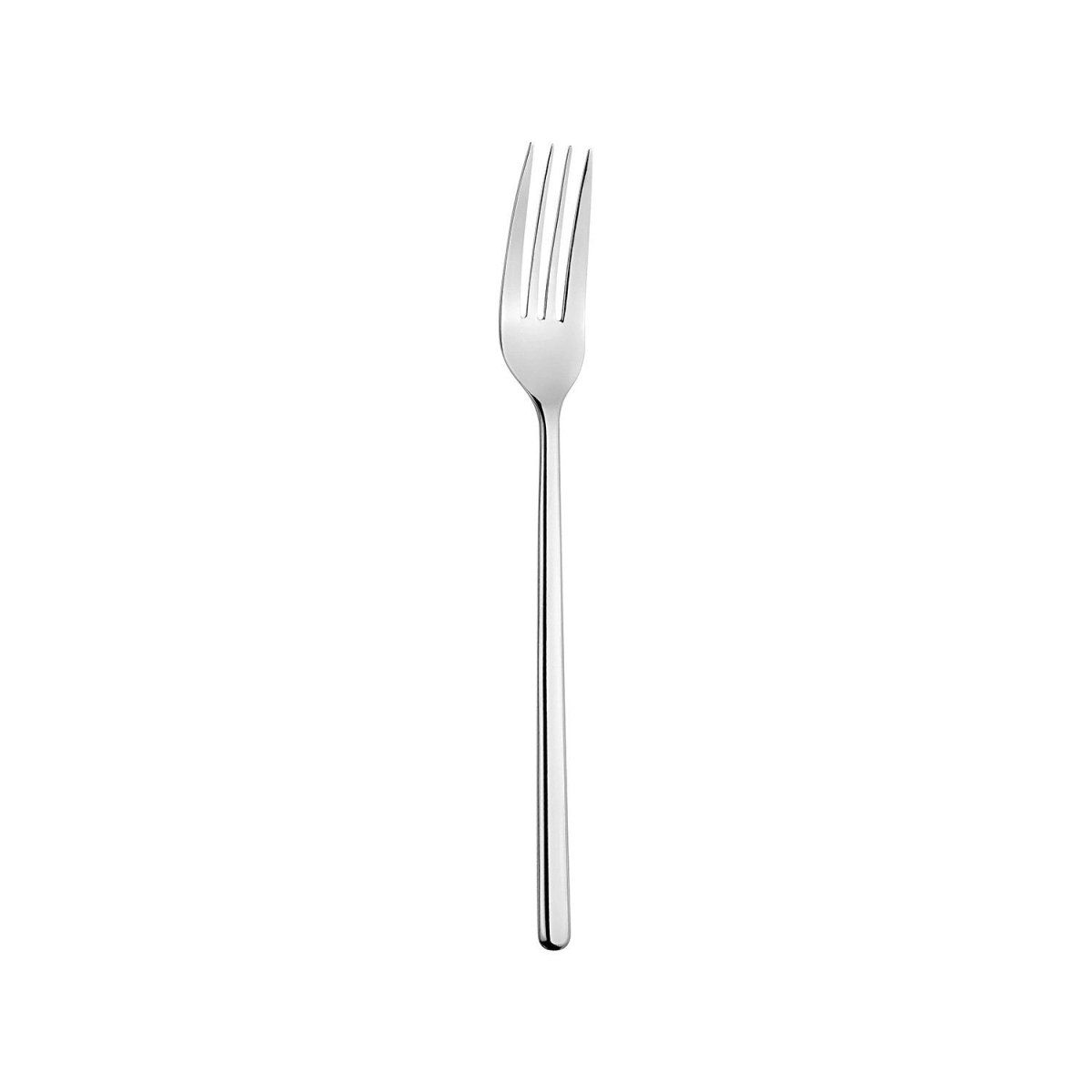 Turgla Flatware X - Lo 8.75" Silver Stainless Steel Dinner Fork 18/10, Set of 12 (ETE3090 - 1) - iFoodservice Online