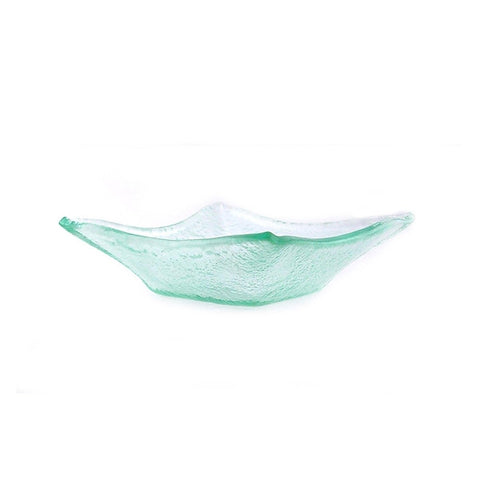 Turgla Fusion Glass Dinnerware 5.5" x 5.5" x h:1.75" 6 oz. Square Clear Glass Deep Plate, Set of 12 (02 - 358 - 15CLR) - iFoodservice Online