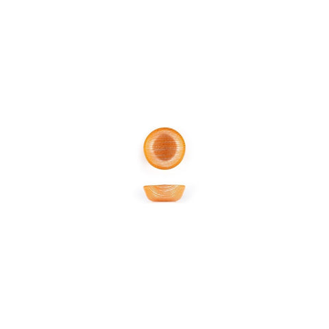 Turgla Fusion Glass Dinnerware dia.2.75" h:1.25" 4 oz. Round Orange Glass Ramekin, Set of 24 (04 - 415 - 07ORG) - iFoodservice Online