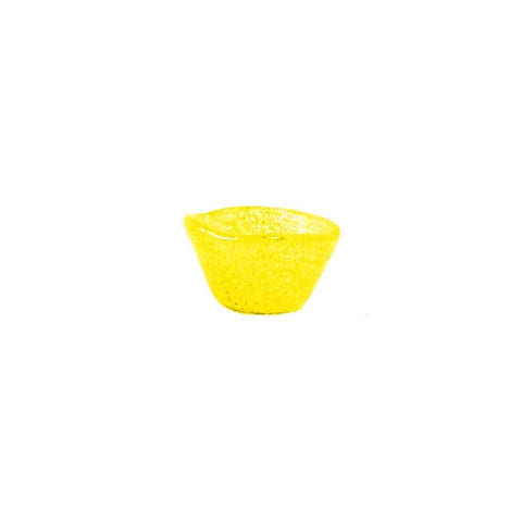 Turgla Fusion Glass Dinnerware dia.3.25" h:2" 4 oz. Round Yellow Glass Ramekin, Set of 24 (10 - 029 - 09YLW) - iFoodservice Online