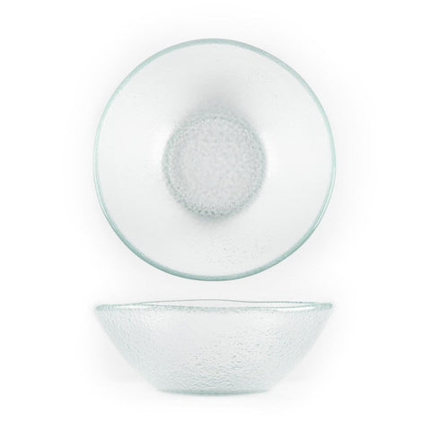 Turgla Fusion Glass Dinnerware dia.7" h:2" 16 oz. Round Clear Glass Bowl, Set of 12 (10 - 027 - 19CLR) - iFoodservice Online