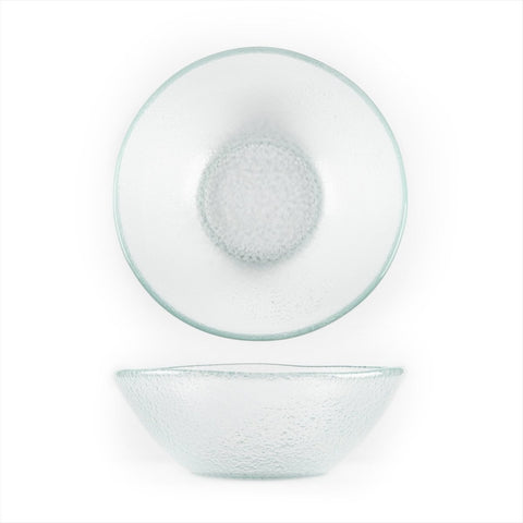 Turgla Fusion Glass Dinnerware dia.7.5" h:2.75" 20 oz. Round Clear Glass Bowl, Set of 12 (10 - 027 - 20CLR) - iFoodservice Online
