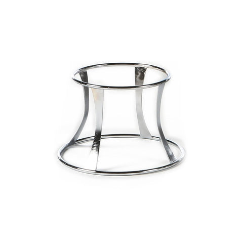 Turgla Metal Riser & Plate Covers Fusion Tower dia.11.5" h:5.75" Round Silver Stainless Steel Riser (Set of 1) (BM4112) - iFoodservice Online
