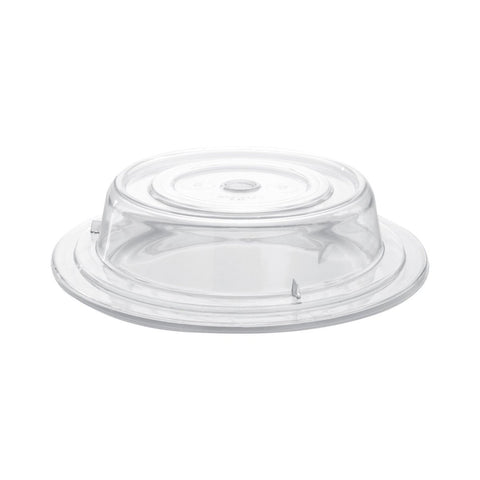 Turgla Polycarbonate Misc dia.11" h:2.5" Round Clear Polycarbonate Plate Cover (Set of 25) (R - SRVCVR277CLR) - iFoodservice Online