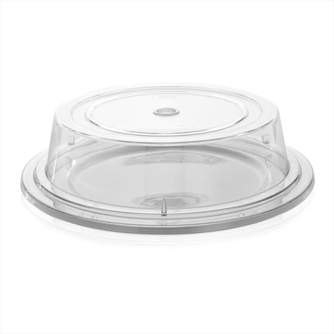 Turgla Polycarbonate Misc dia.12.75" h:3" Round Clear Polycarbonate Plate Cover (Set of 25) (R - SRVCVR323CLR) - iFoodservice Online