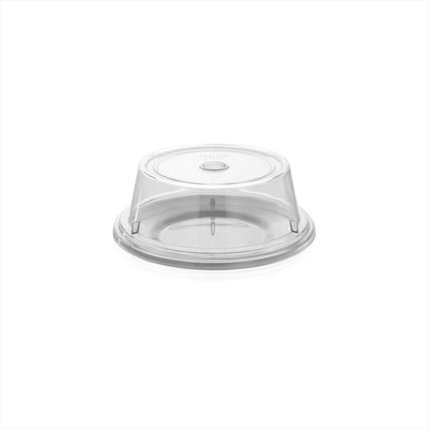 Turgla Polycarbonate Misc dia.6.75" h:2.5" Round Clear Polycarbonate Plate Cover (Set of 100) (R - SRVCVR172CLR) - iFoodservice Online