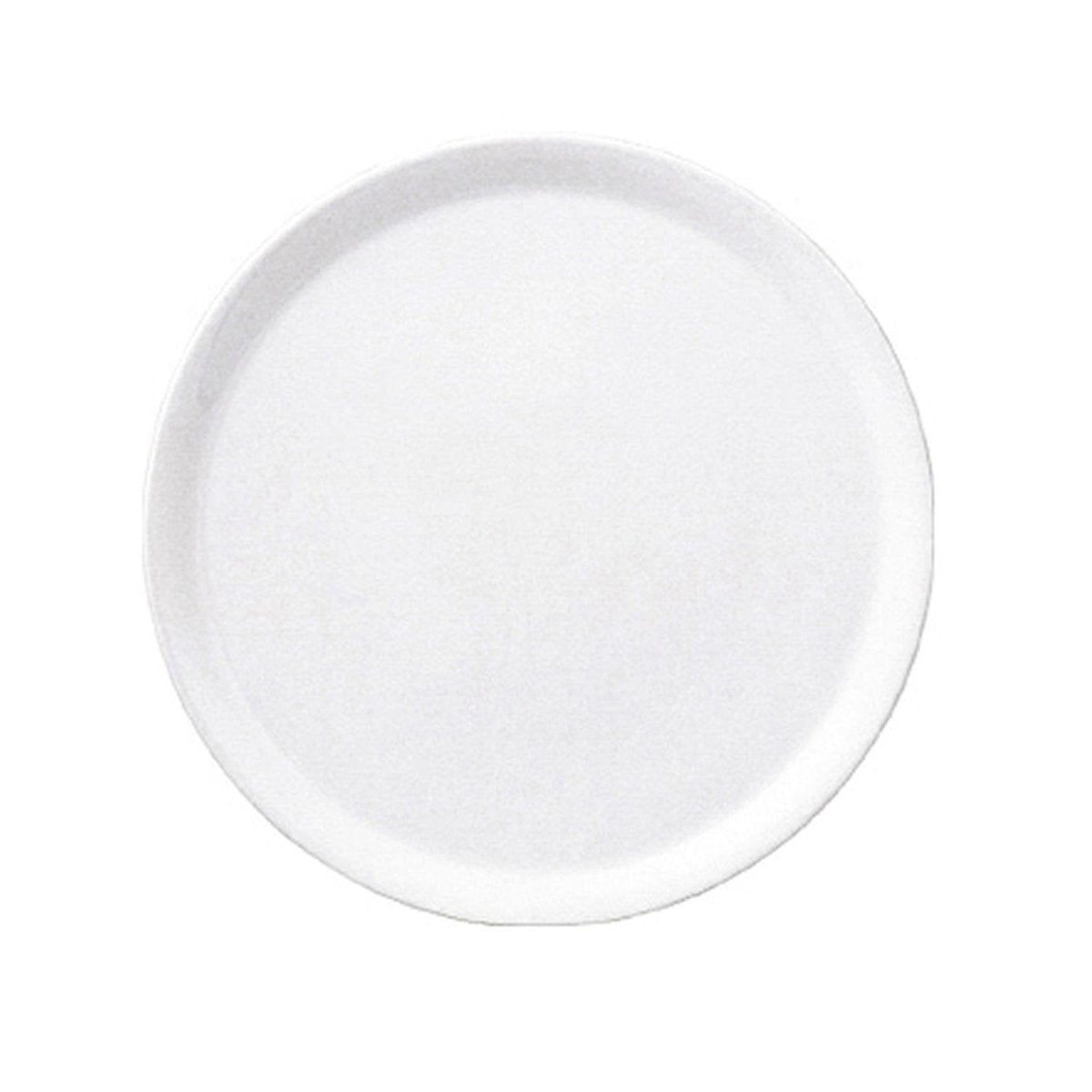 Turgla Porcelain Delta dia.11.75" Round White Porcelain Plate (Set of 6) (D130PT00) - iFoodservice Online