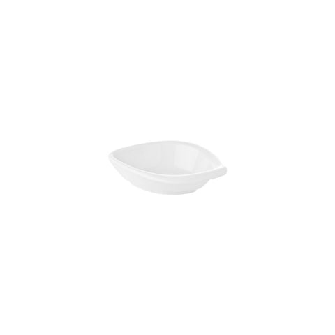 Turgla Porcelain Hawaii 7.5" x 6" x h:2" 10 oz. Oval White Porcelain Bowl (Set of 6) (HWI19KK00) - iFoodservice Online