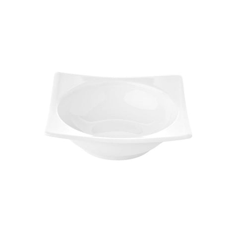 Turgla Porcelain Hong Kong 6" x 6" x h:2" 1 oz. Square White Porcelain Bowl (Set of 12) (HKG21KK00) - iFoodservice Online