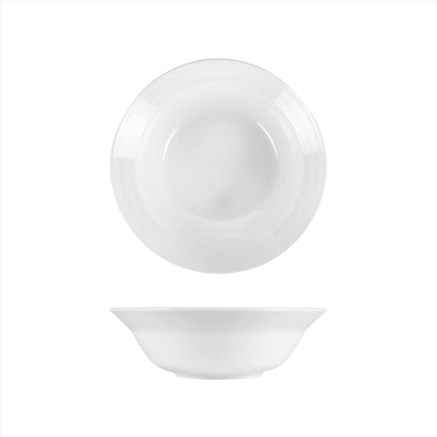 Turgla Porcelain Lizbon dia.9" h:2.75" 42 oz. Round White Porcelain Bowl (Set of 6) (LIZ23KK00) - iFoodservice Online