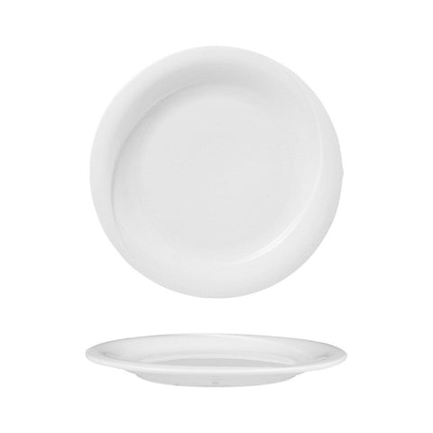 Turgla Porcelain X - tanbul dia.10.5" Round White Porcelain Plate (Set of 12) (XT27DU00) - iFoodservice Online