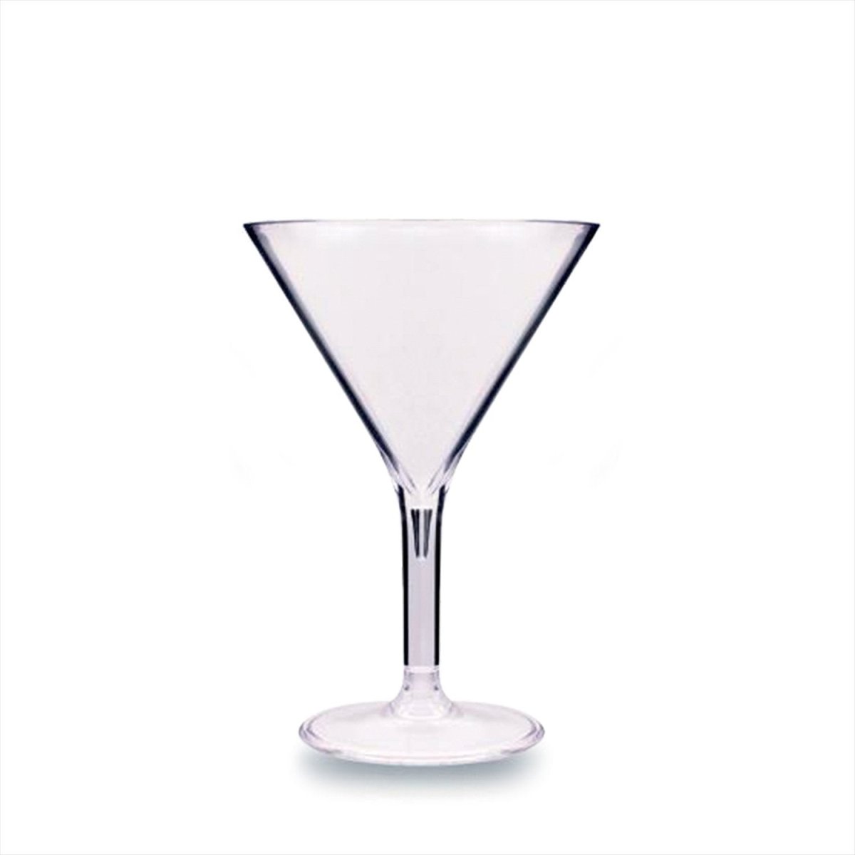 Turgla Rubikap Premium dia.4.5" h:6.5" 9 oz. Round Clear Polycarbonate Martini (Set of 48) (R - PRMMRT280CLR) - iFoodservice Online