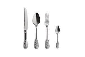 Comas 16 Table Top Pieces Versailles 18/10 3.5mm Stainless Steel Silver(9799)