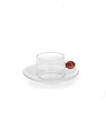 Zafferano Bilia Espresso Cup & Saucer - Amber - iFoodservice Online