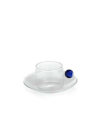 Zafferano Bilia Espresso Cup & Saucer - Cobalt Blue - iFoodservice Online