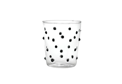 Zafferano Party Tumbler (Set of 6) - Black Dots - iFoodservice Online