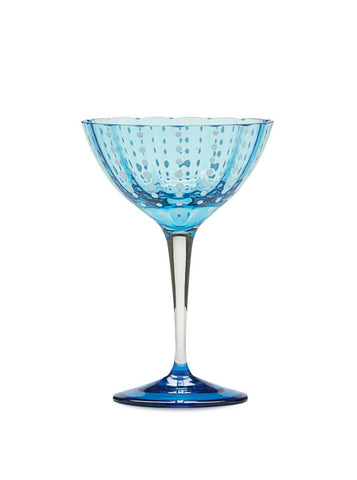 Zafferano Perle Cocktail Goblet (Set of 2) - Aquamarine - iFoodservice Online