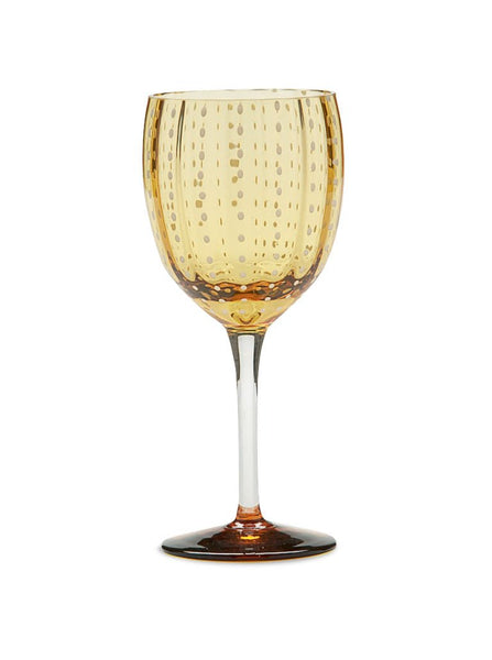 Zafferano Perle Wine Goblet (Set of 2) - Amber - iFoodservice Online