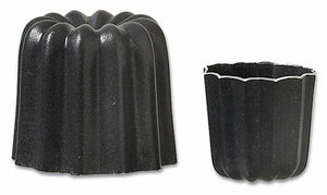 Matfer Bourgeat Aluminum Non-stick Cannele Mold 1 1/3" Pack of 6 (340411)