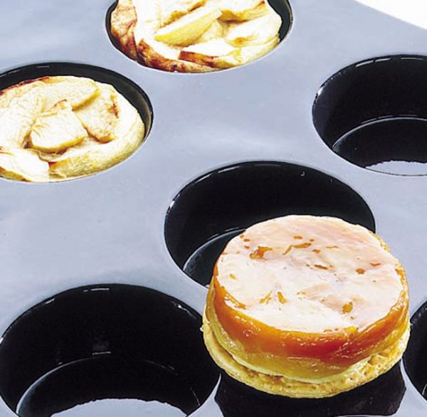 Matfer Bourgeat FLEXIPAN® TATIN APPLE TARTS / QUICHES MOLD 336049